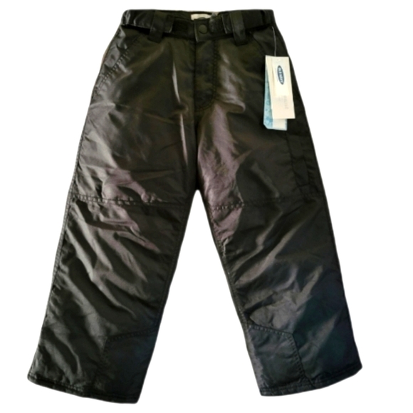 Old Navy Insulated Snow Winter Pants Water Resistant Storm Cuff Black Outdoor - Picture 1 of 10
